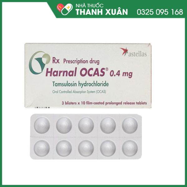 Harnal Ocas 0,4 mg điều trị triệu chứng đường tiểu dưới